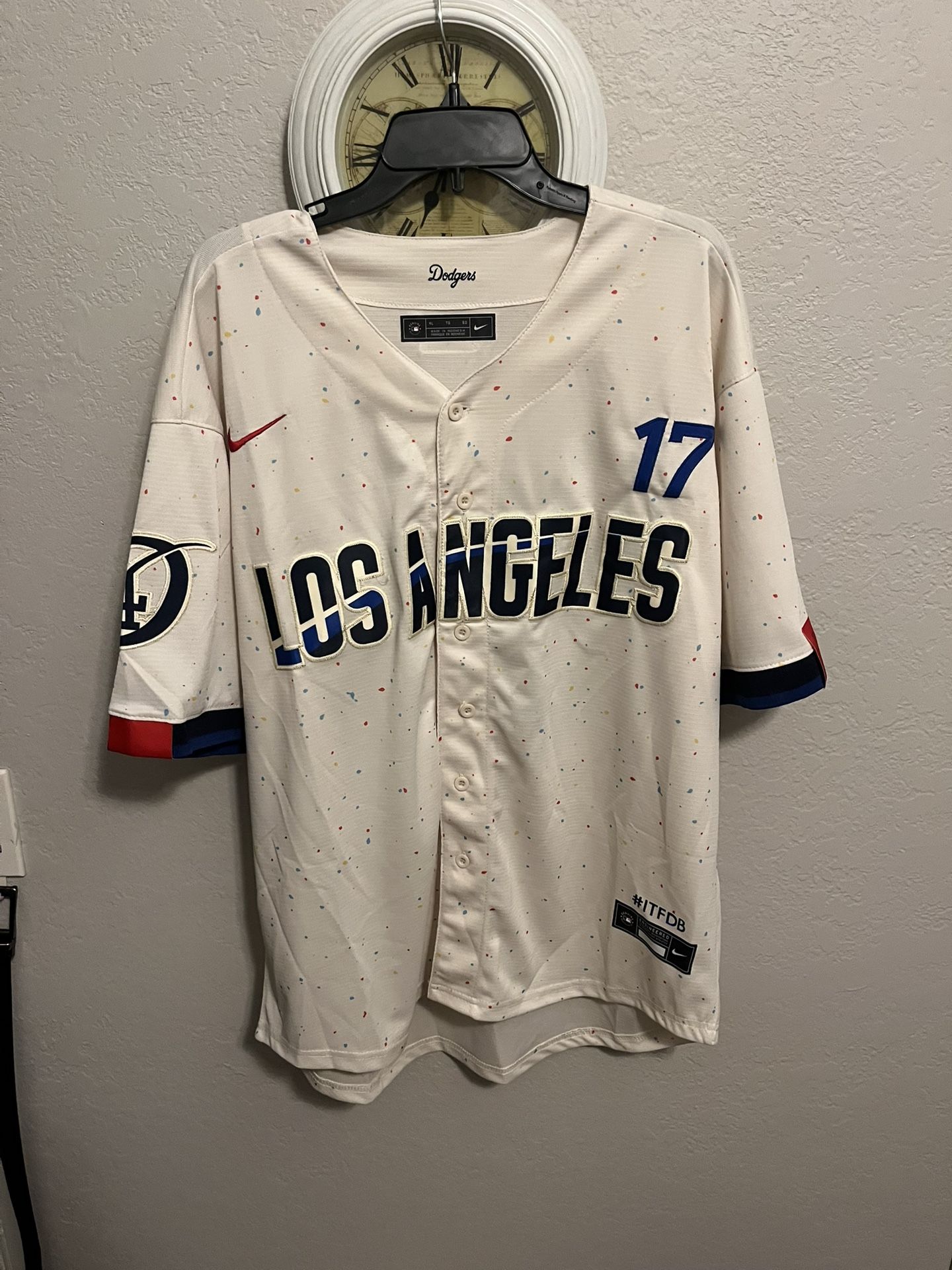 Dodgers City Connect #17 Ohtani Jersey Size Large