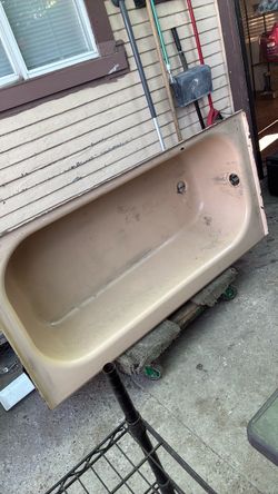 Vintage Cast Iron Bathtub