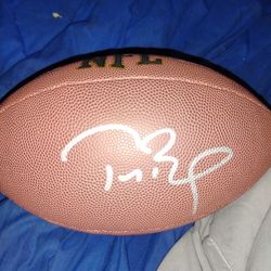 Tom Brady Autograph Signed NFL Football Coa Patriots Buccaneers 