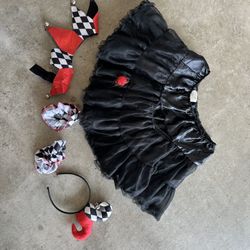 Joker Skirt , Headbands , Wristbands And Neck 