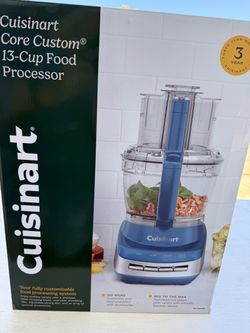 Cuisinart Core Custom 13-Cup Food Processor Blue - New, Never Opened