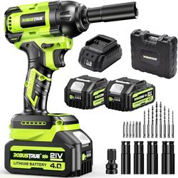 Brand New 406 Ft Lbs IMPACT WRENCH KIT Robustrue Brand WITH EVERYHING PICTURED 