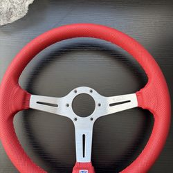 Nardi Style  Red Steering Wheel