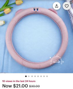 Kirby Steering Wheel Cover