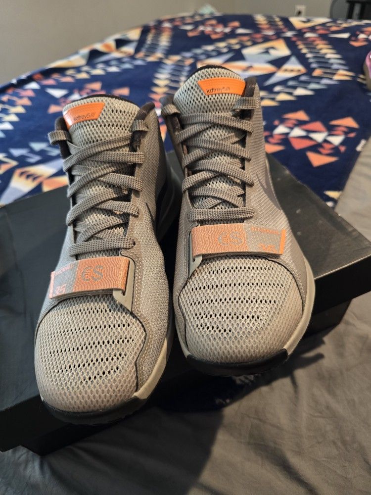 Nike KD Trey 5 III (3) Gray Black Citrus Size 8