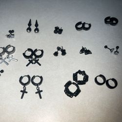 Earring Sets Black 