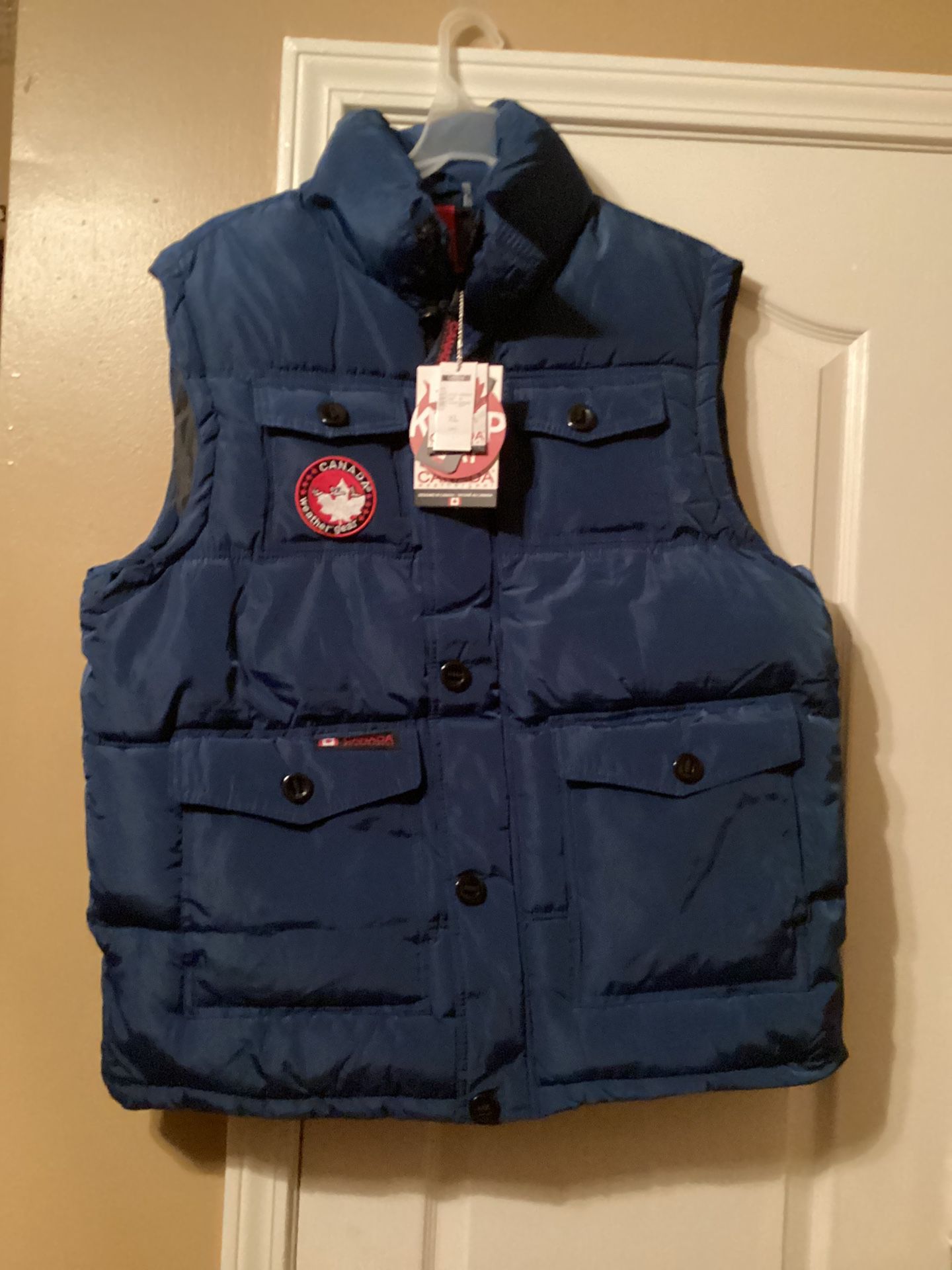 Men’s Puffer Jacket Size XL Blue