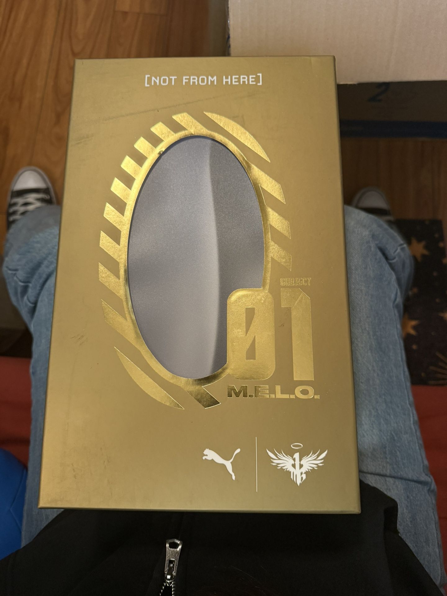 PUMA x LaMelo Ball MB.01 Golden Child basketball Shoes Box