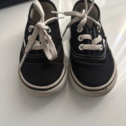 5c Black Vans Baby Boy Shoes 