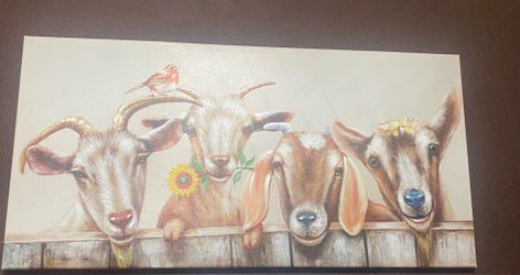 Goat Canvas Frame