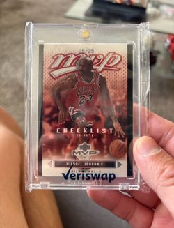 2003 Upper Deck MVP Black Michael Jordan Checklist /25 #199 storage find !!!’n