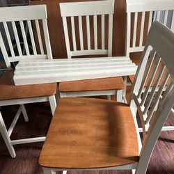 Dinning Set With 4  Chairs ( Counter Height)