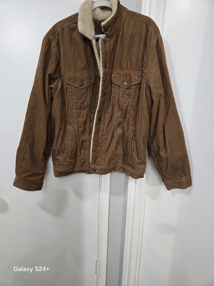 Mens Gap Corduroy Truckers Jacket $40