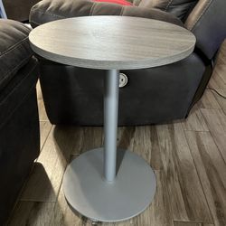 Round Laminate End Table 