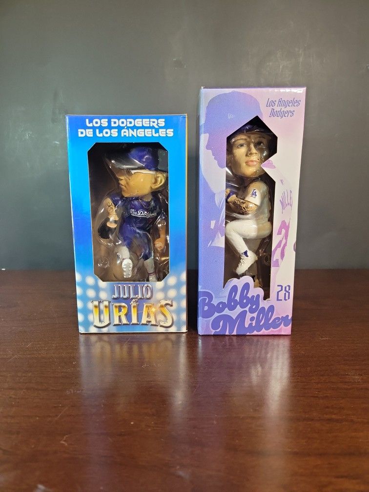Julio Urias Bobby Miller Bobblehead Lot Collectibles Collectibles