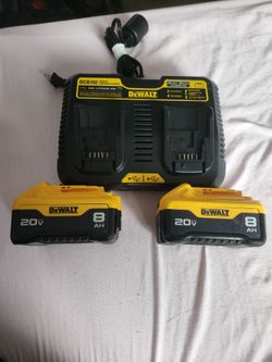 Cargador doble 2 bateryas dewalt