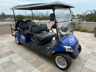 2022 Yamaha 6 Seater LSV Gas Golf Cart in like new condition