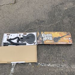 Guitar Hero Les Paul Gibson Wireless PS3 With Strap & Original Box