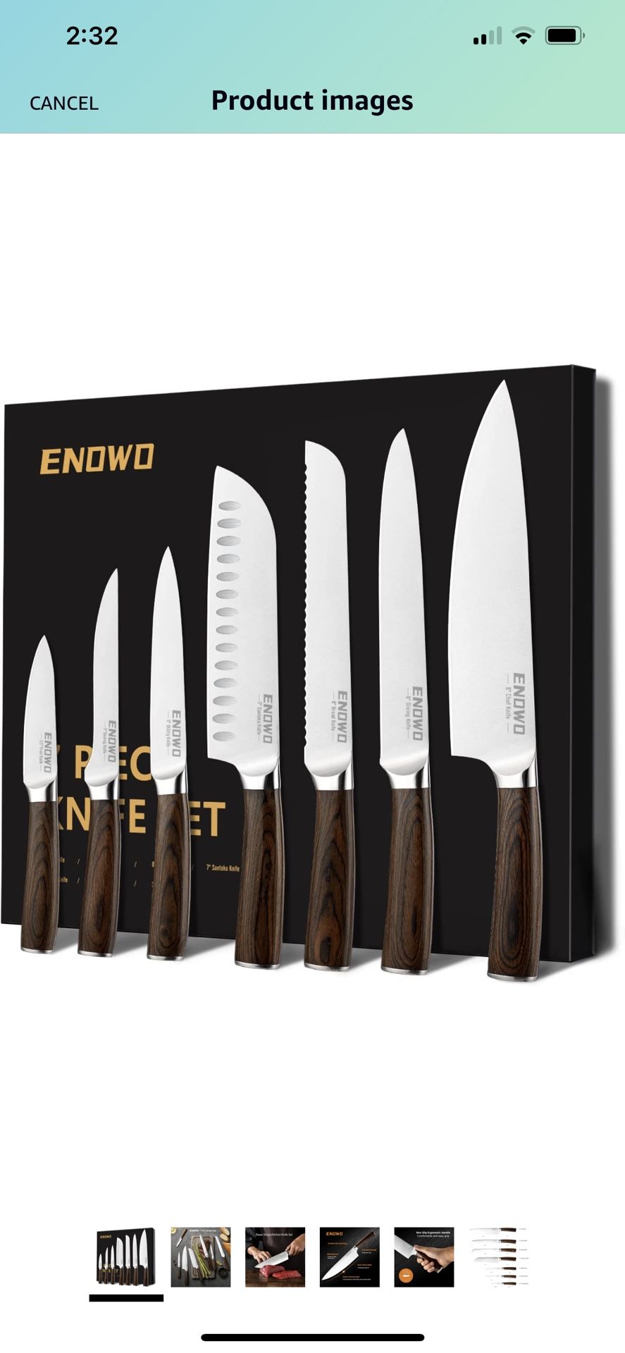 7 Piece Knife Set
