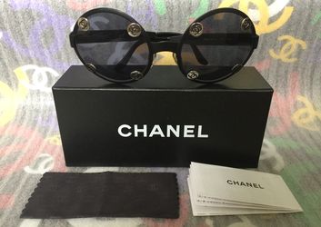 Chanel Vintage Blue Frame Sunglasses - VeryVintage – Very Vintage