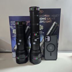 Powerful Laser LED Flashlights 2 Models