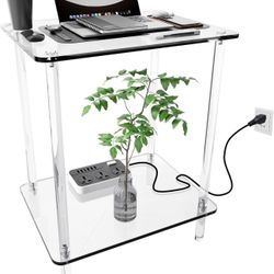 Acrylic Side Tables (set Of 3)