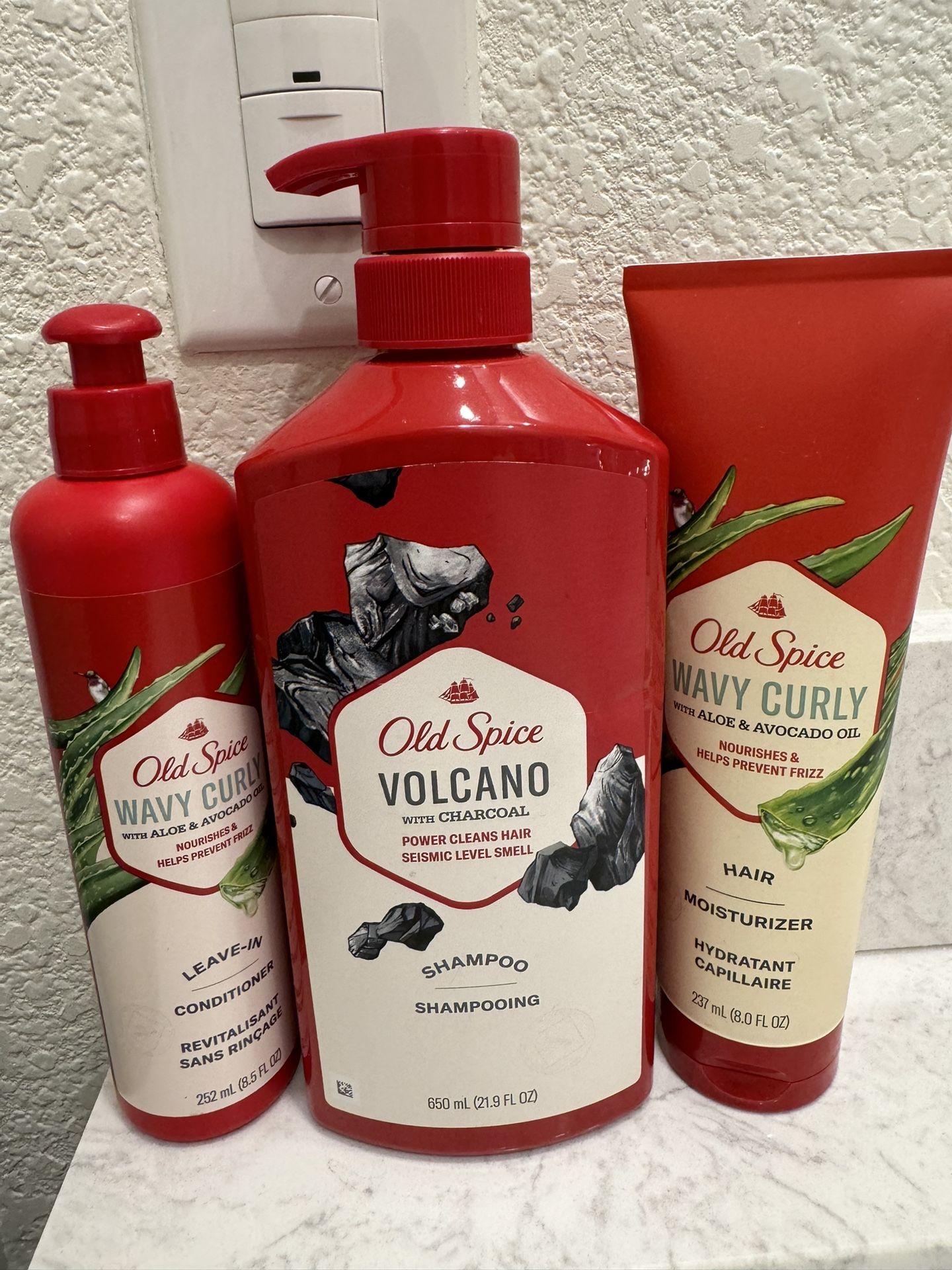 Old Spice Wavy Curl Leave In Conditioner And Moisturizer