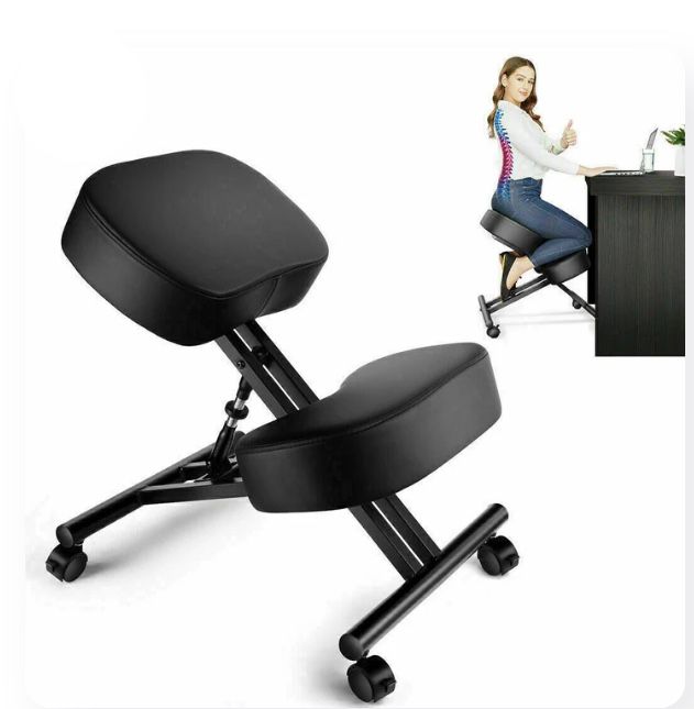Black Ergonomic Kneeling Chair