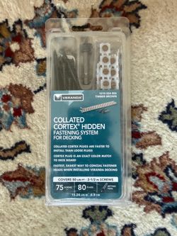 Collated Cortex Hidden Fastening System for Veranda Decking - 2-1/2 in. (Quantity 9)