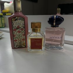 perfumes Gucci / baccarat / giorgio armani
