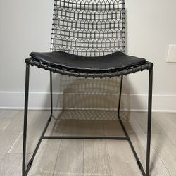 Crate & Barrel Metal Tig Chair