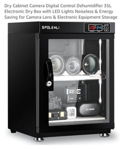 Camera Dehumidifier Dry Closet With Lock