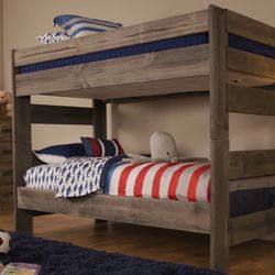 Bunk Bed And Dresser With Mirror 