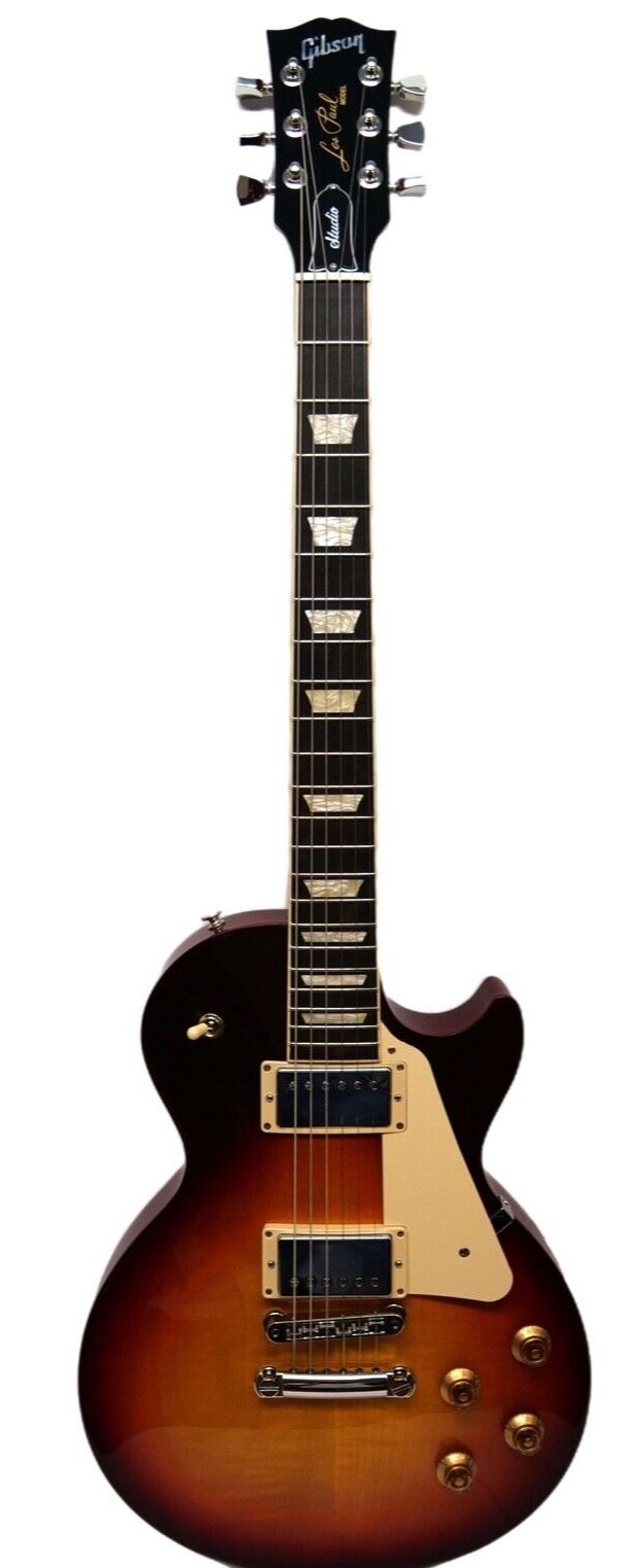 Gibson Les Paul Studio Electric Guitar Sunburst Cherry USA 2024 with Soft Case