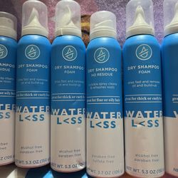 Water L<as Dry Shampoo $4 Each ❤️ 9 Available