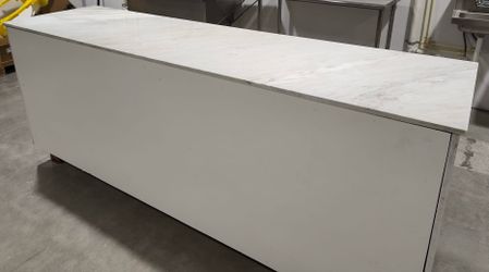 Commercial Counter / Reception Desk with Real Marble Top
