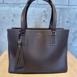 Kate Spade Laptop Bag / Large Purse (brown) Like New