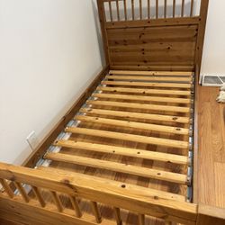 Twin Bed Frame With Mattress 