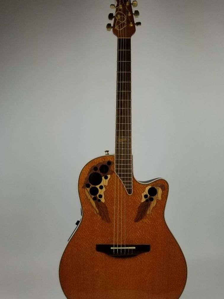 2000 Ovation Collectors Edition guitar #25 of 719 Acoustic Electric With Fender Acustasonic Amplifier And Guitar Case