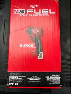 Brand new M18 FUEL SURGE 18V Lithium-Ion Brushless Cordless 1/4 in. Hex Impact Driver (Tool-Only)