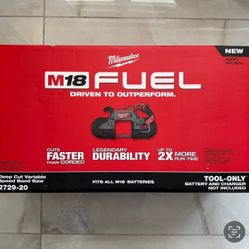 Milwaukee New Band Saw - Deep Cut Variable Speeds 18M  