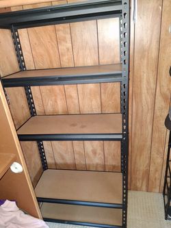Metal wooden cabinet