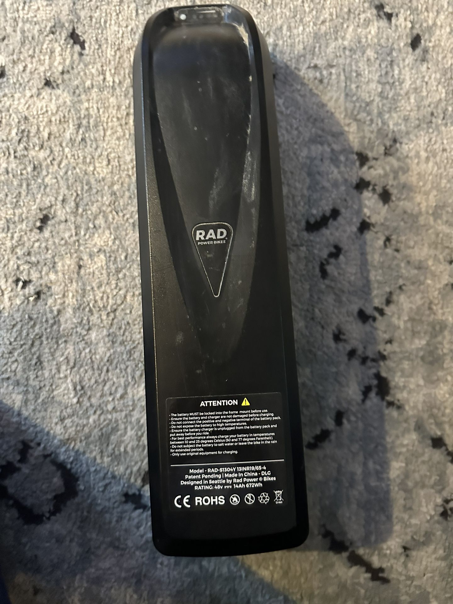 Rad Runner 2 E-bike Battery With Charger