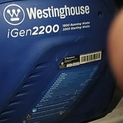 Westinghouse Inverter Generator I2200