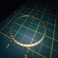 14K Herringbone Bracelet 