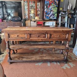 3 Drawer Large Console Entryway Sofa Table