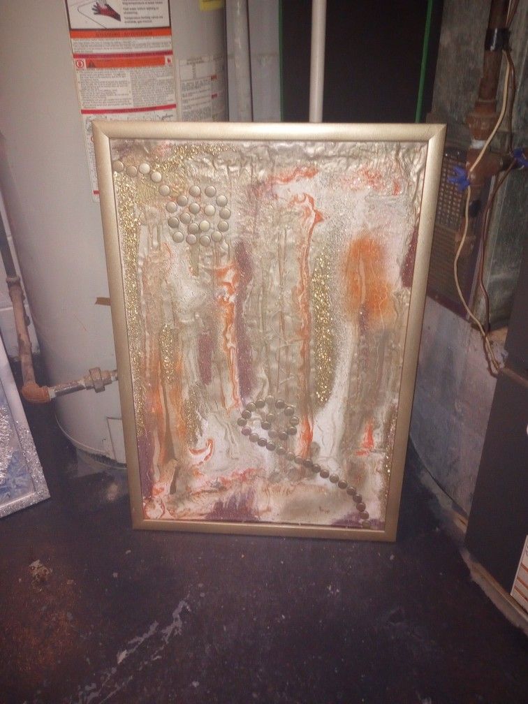 Framed Plexi Glass 3D Resin 