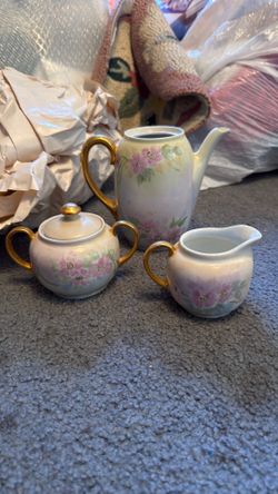 Ríeber vintage coffee sugar and creamer set