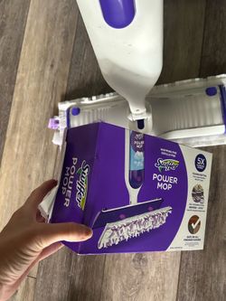 Swifter power mop and pads