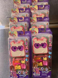 Polly Pocket Cutie Bear Picnic Mini Playset